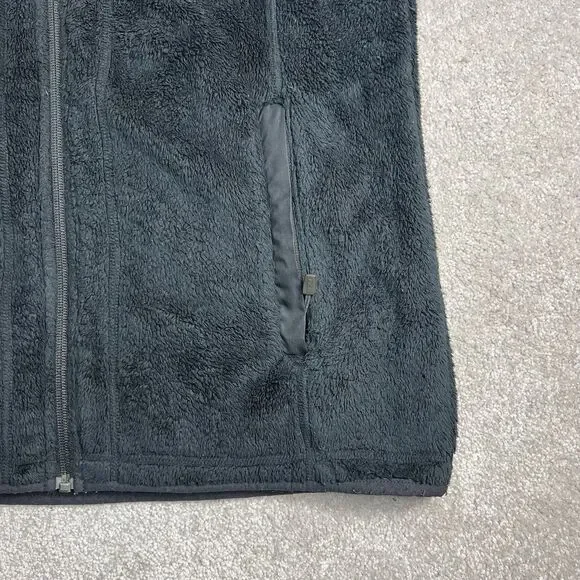 Nike ACG Full Zip Jacket Fleece Sherpa Furry Soft Black Womens Medium‎ M - Picture 9 of 10